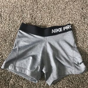Grey Kids Nike Pros